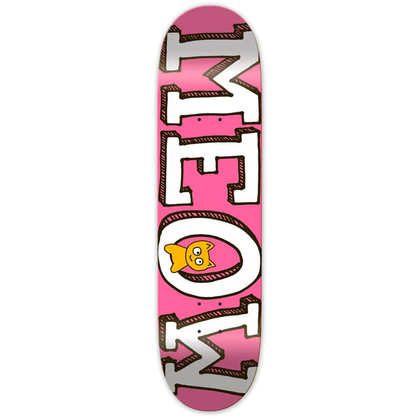 Meow Skateboards Logo deck 7.75" wide