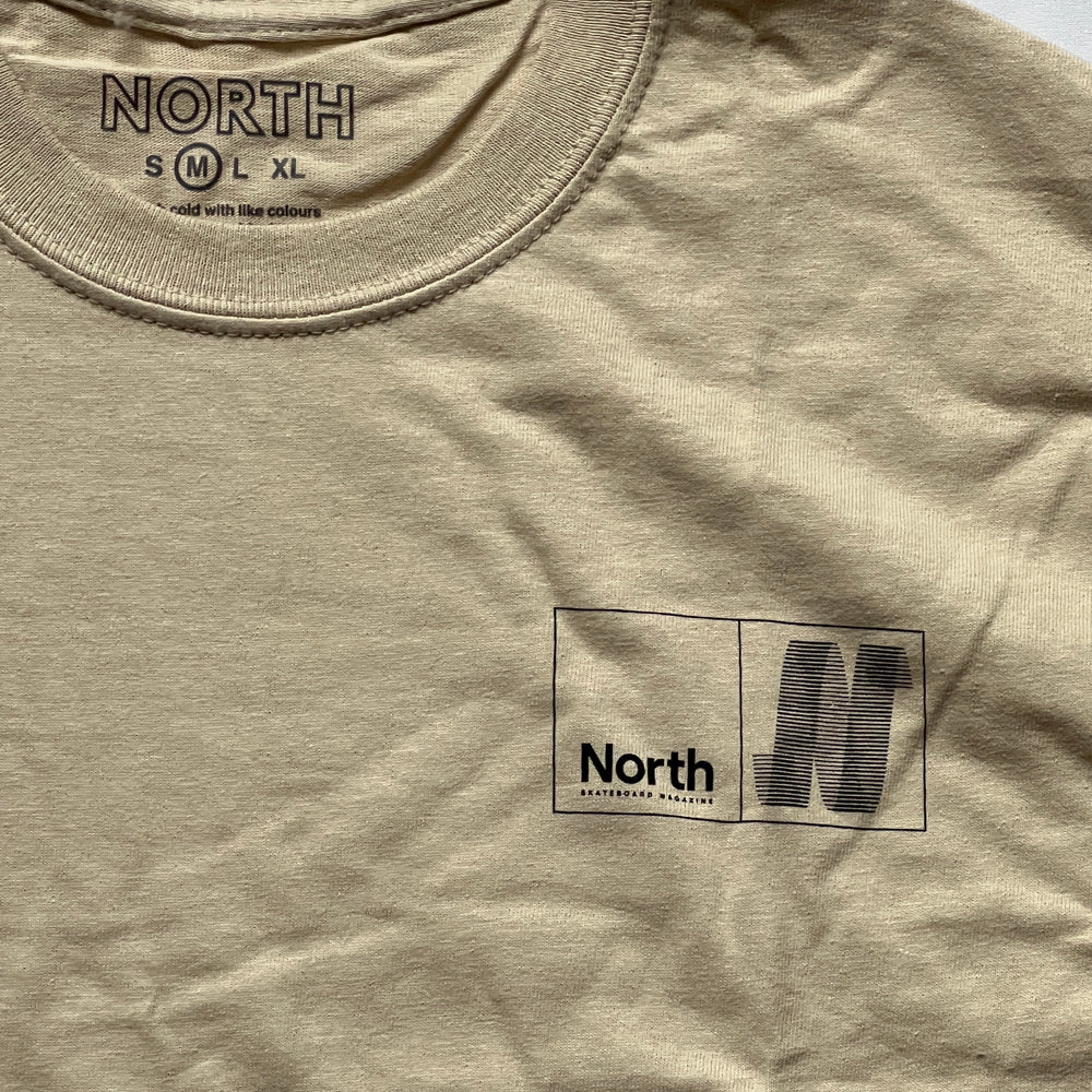 North Skateboard Magazine N Logo T-Shirt detail