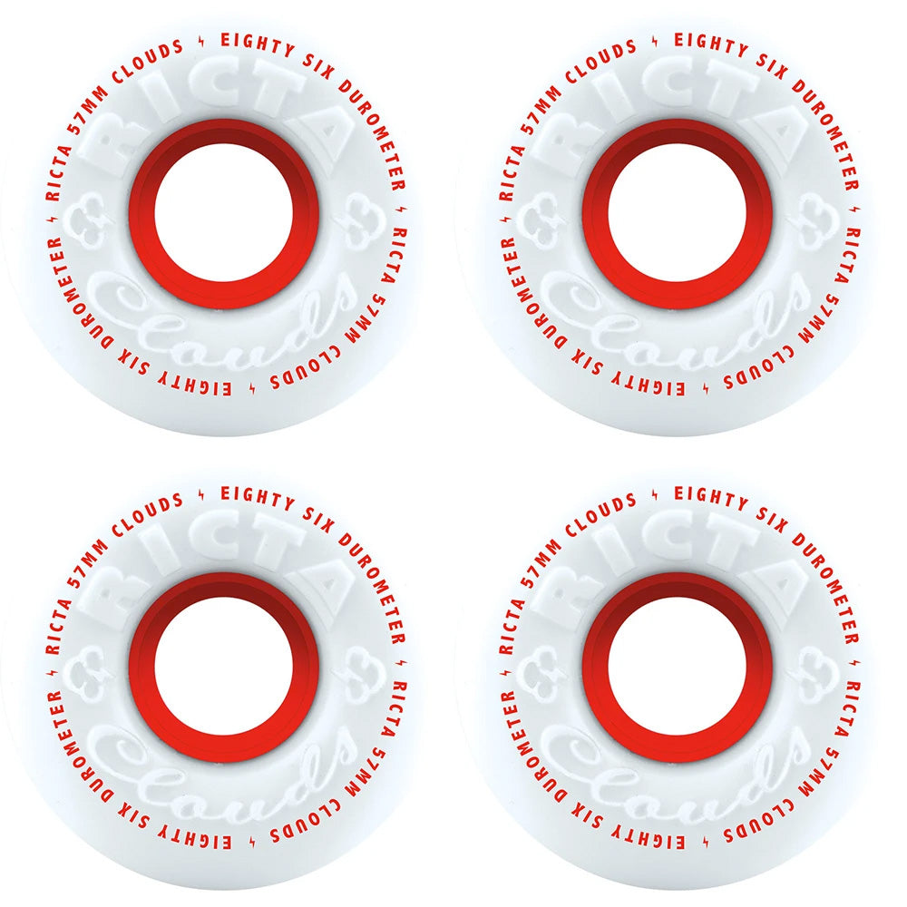 Ricta Clouds cruiser wheels. 57mm.