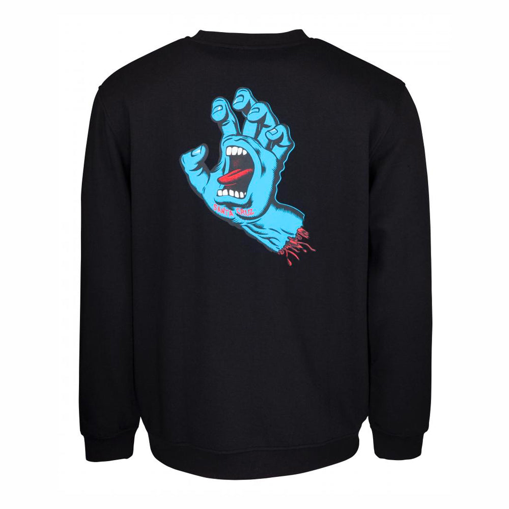 Santa Cruz Screaming Hand crew sweat back