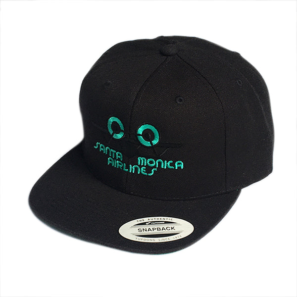 SMA Classic Plane Logo Snapback Cap black