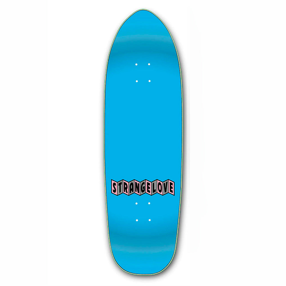 Strangelove Skateboards Natas Kaupas Guest Deck Blue top