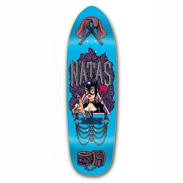 Strangelove Skateboards Natas Kaupas Guest Deck Blue