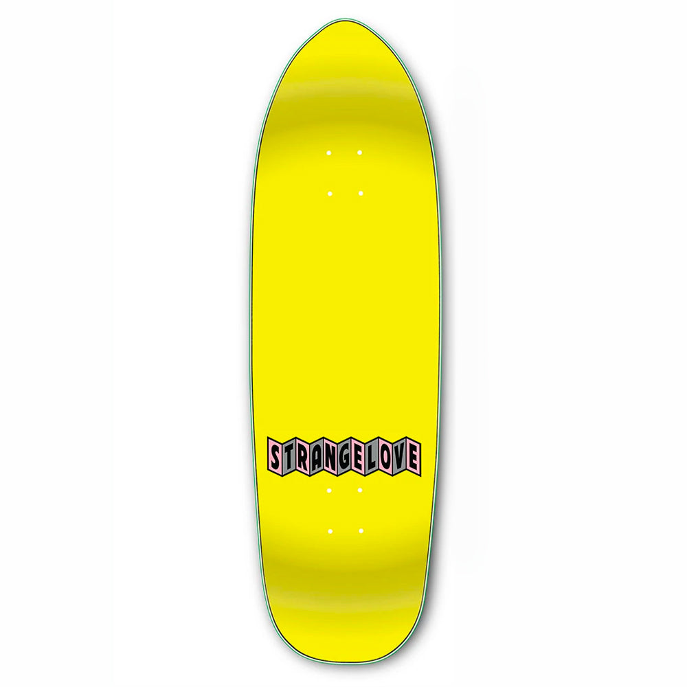 Strangelove Skateboards Natas Kaupas Guest Deck 10 Yellow Top