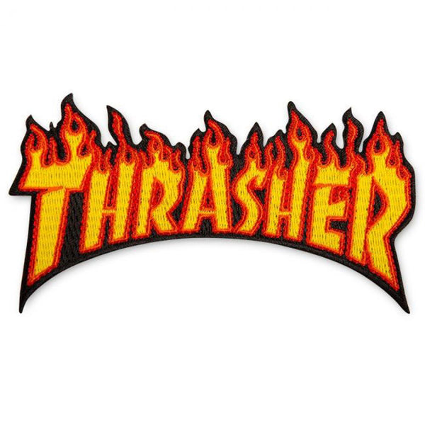 Thrasher Magazine Flame Logo patch.
