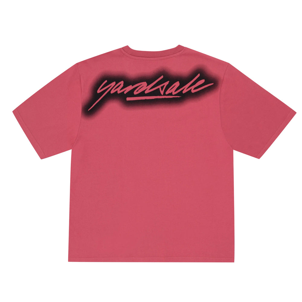 Yardsale Spray T-shirt pink back